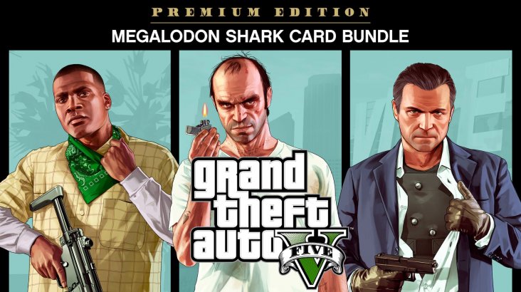 GRAND THEFT AUTO V: PREMIUM EDITION & Great White Shark Card Bundle