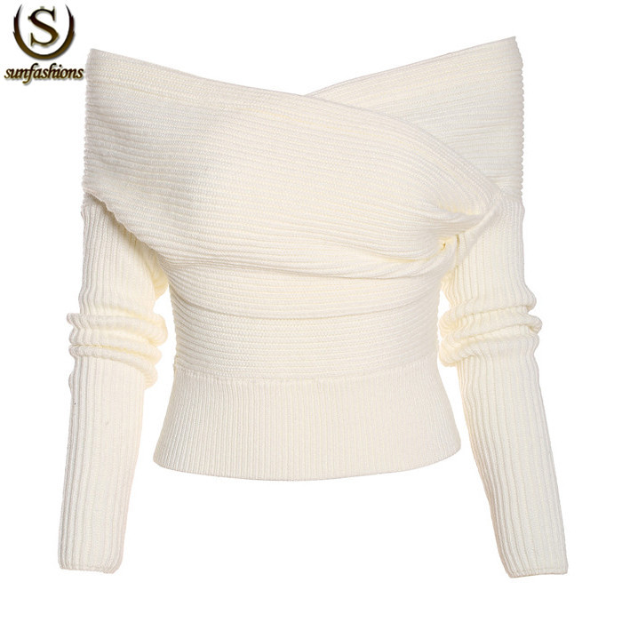 Женские пуловеры Женский пуловер SUNFASHION  sweater141211044