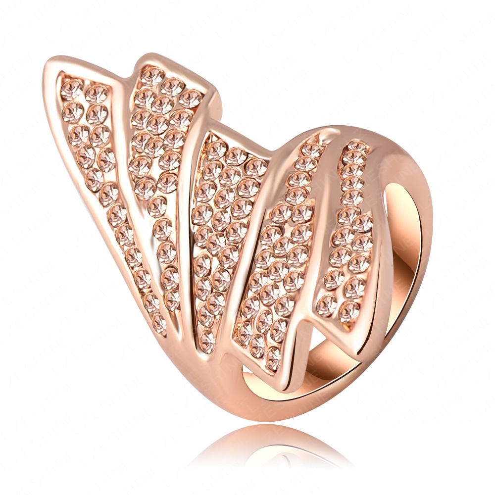 Ювелирные кольца Кольцо LZESHINE 18K HQ0241 Ri-HQ0241