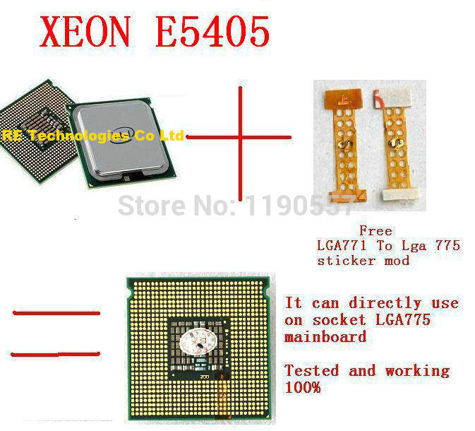 Процессоры для ПК  Nazya Процессор для ПК XEON E5405 , Intel XEON E5405 2,0 /LGA771/12 L2