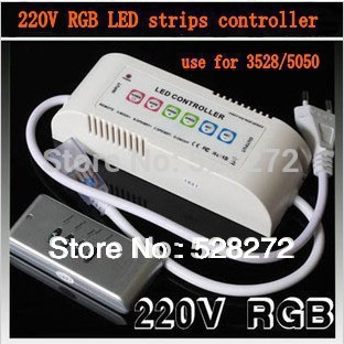 Светодиодная лента SANZUO RGB 5050 SMD 110v/240v , RF SZ-4