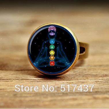 Ювелирные кольца Кольцо rings/chakra/symbols/ring/chakra/symbols/sign/jewelry/magic/sign/flower/adjustable R58