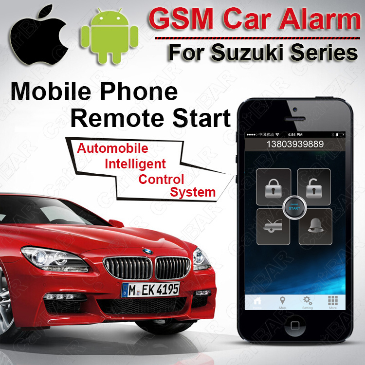 Охранные системы Охранная система IOS Android GPS GSM Suzuki CARBAR