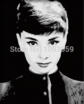 Картина YOUJIU , Diy , 40X50cm Audrey Hepburn