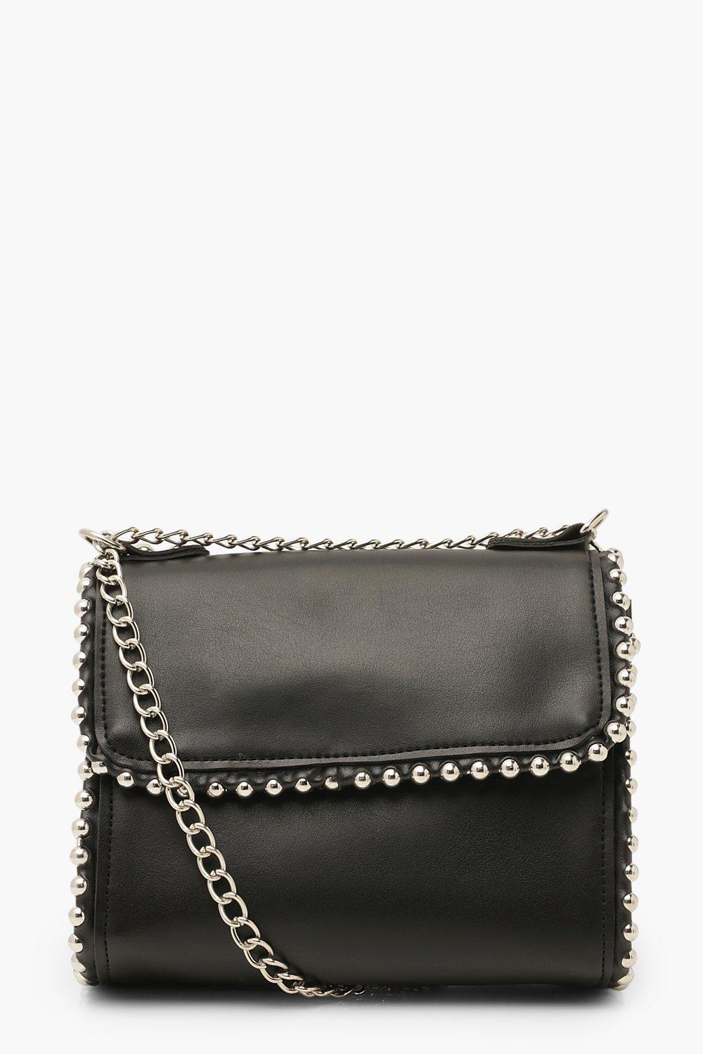 Bead Detail & Tassel Cross Body Bag