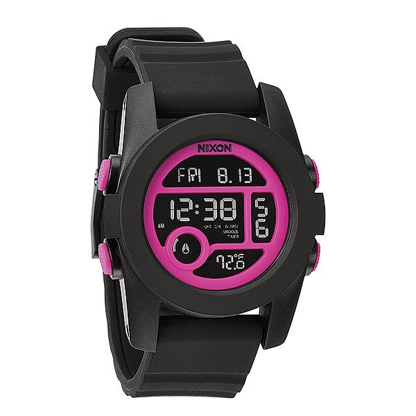 Часы Nixon Unit 40 Black/Magenta