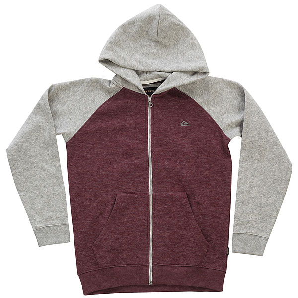 Толстовка классическая детская Quiksilver Everydayzipyth Vineyard Wine Heather