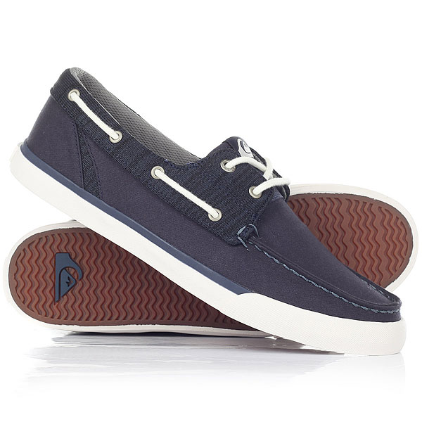 Мокасины Quiksilver Spar Blue/White