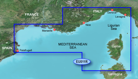 VEU011R – Франция, Южное побережье и Корсика