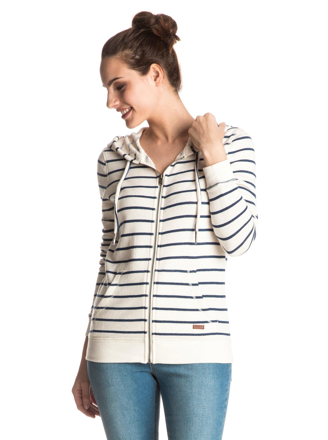 Худи на молнии Signature Stripe