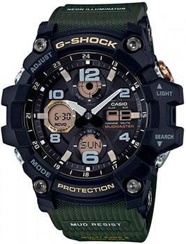 Японские наручные  мужские часы Casio GWG-100-1A3. Коллекция G-Shock