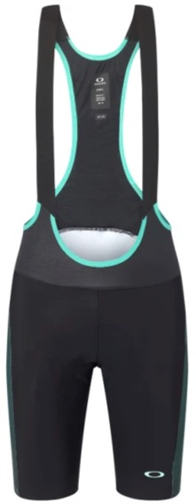 Велошорты с лямками Oakley Endurance Ultra Bib мужские (черный / зеленый M)