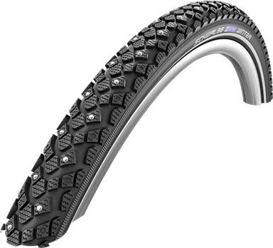 Велопокрышка шипованная Schwalbe Winter 26" (светоотражающая полоса 26x1.75" (47-559) стальной)