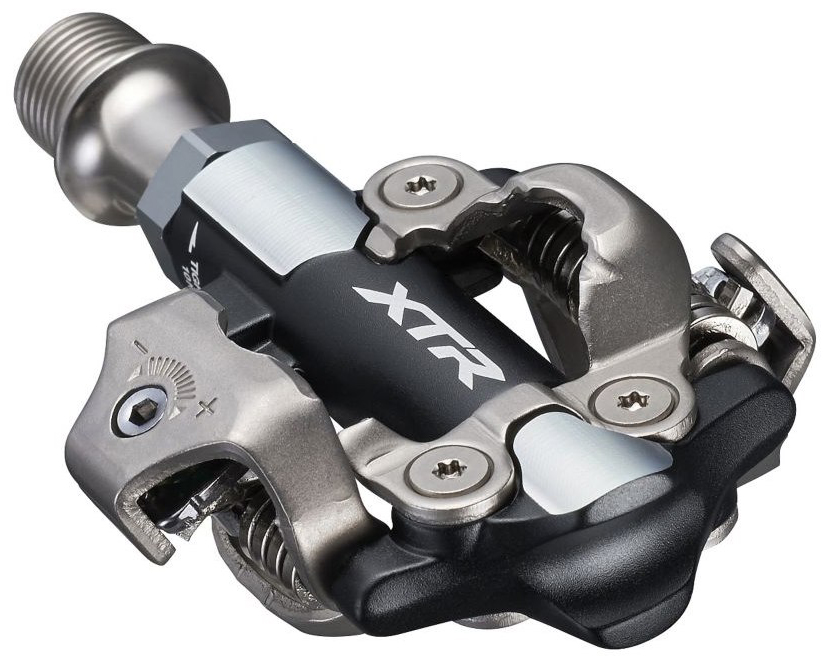 Контактные MTB педали Shimano XTR PD-M9100 SPD с шипами (серый стандартные)