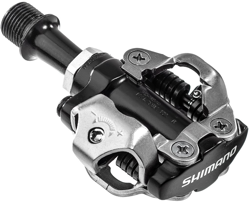 Контактные MTB педали Shimano PD-M540 SPD с шипами (черный)