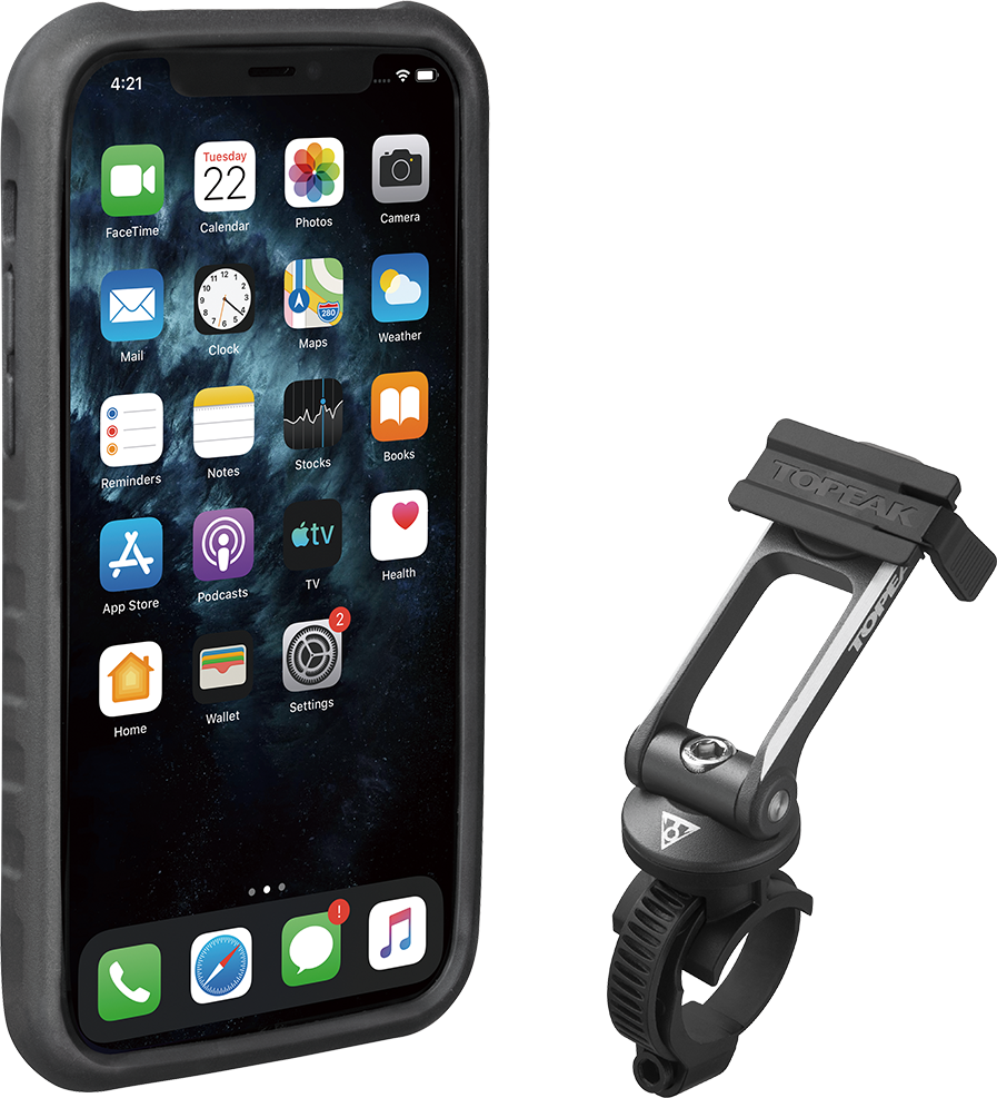 Чехол и кронштейн для мобильного телефона Topeak RideCase для iPhone 11 Pro TT9863BG (черный)