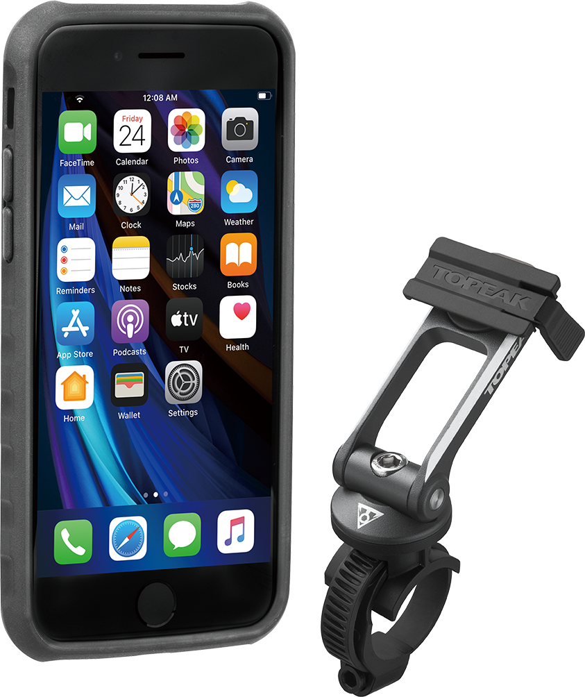 Чехол и кронштейн для мобильного телефона Topeak RideCase для iPhone 7 / 8 / SE (2nd) TT9866BG (черный)