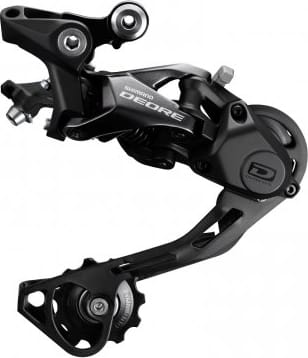 Задний переключатель Shimano Deore RD-M6000 10 скоростей (черный средняя лапка)