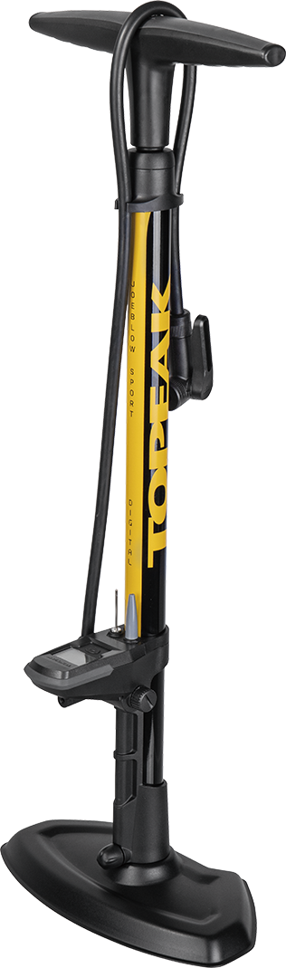   Birota Насос напольный Topeak JoeBlow Sport Digital TJB-S6-DG (черный / желтый)