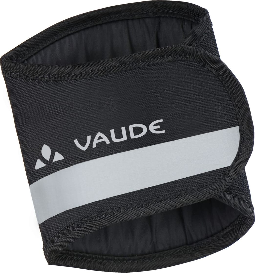 Защита брюк Vaude Chain Protectionсо светоотражателем (черный / серебристый)