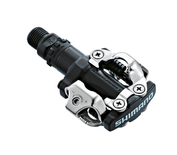 Контактные MTB педали Shimano PD-M520 SPD с шипами (черный)