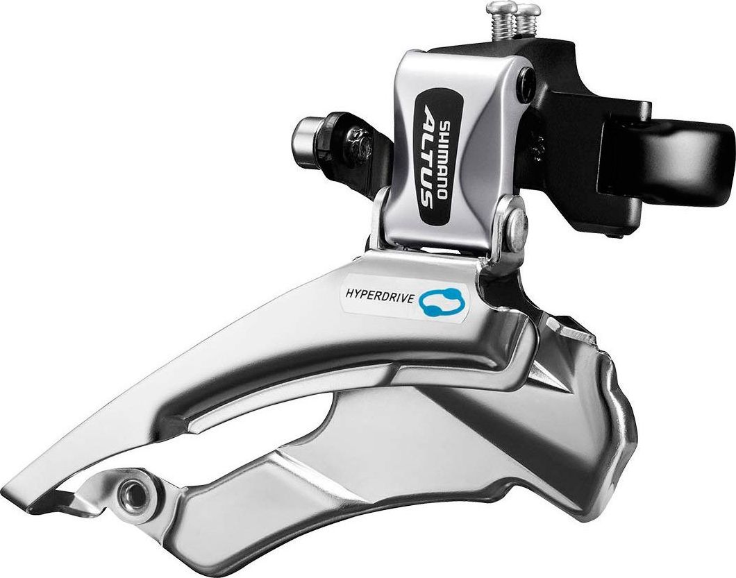 Передний переключатель Shimano Altus FD-M313 3x8 (черный / серебристый 34.9 мм)