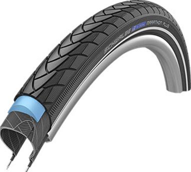 Велопокрышка антипрокольная Schwalbe Marathon Plus Performance SmartGuard 28" (светоотражающая полоса 28x1.75" стальной)