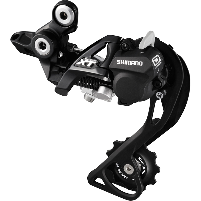 Задние переключатели MTB Задний переключатель Shimano XT RD-M786 10 скоростей (черный средняя лапка)