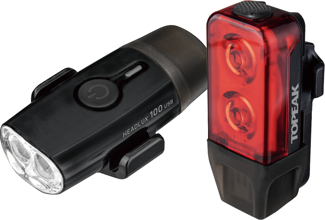 Комплект фонарей Topeak POWERLUX USB COMBO TMS098 (красный / белый)