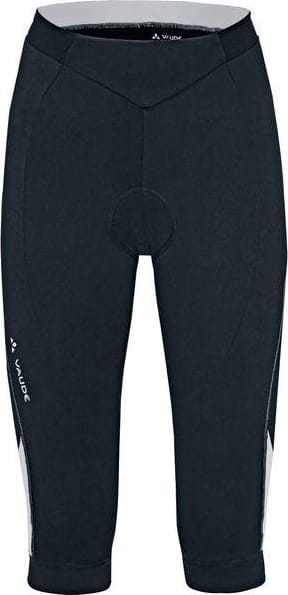 Велошорты Vaude Wo Advanced 3/4 Pants женские (черный / белый 34)