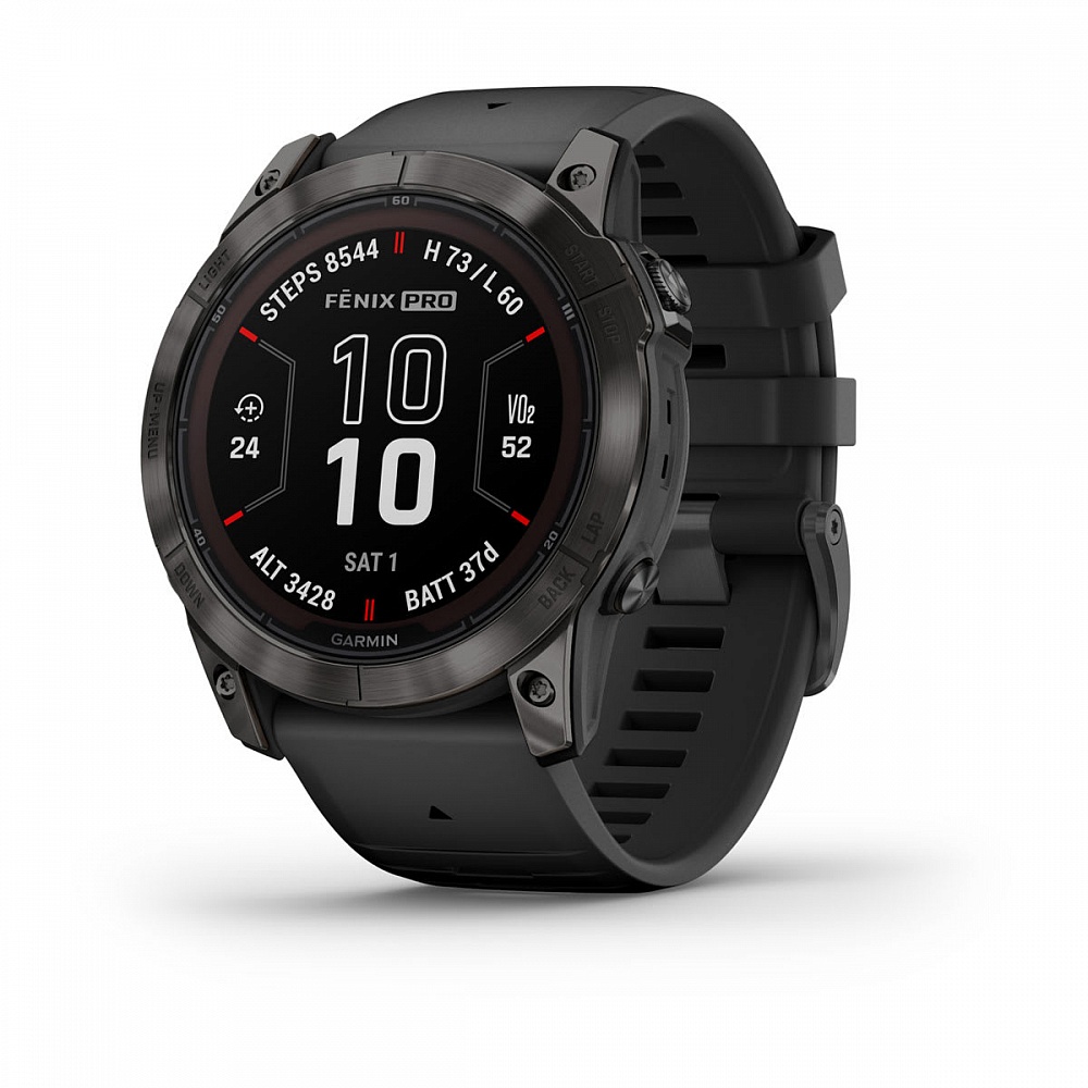 Смарт-часы Garmin Fenix 7X Pro (серый матовый)