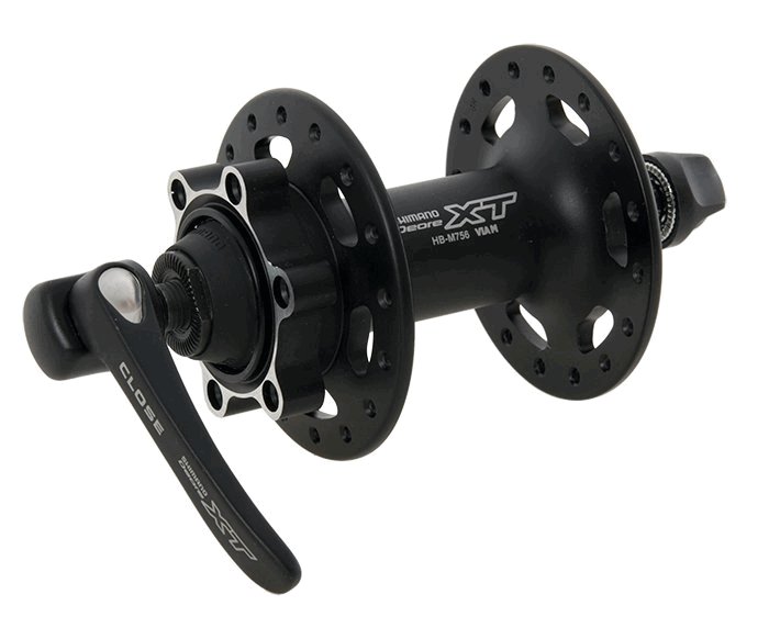 Передняя втулка Shimano Deore XT HB-M750 IS6 (черный 32)