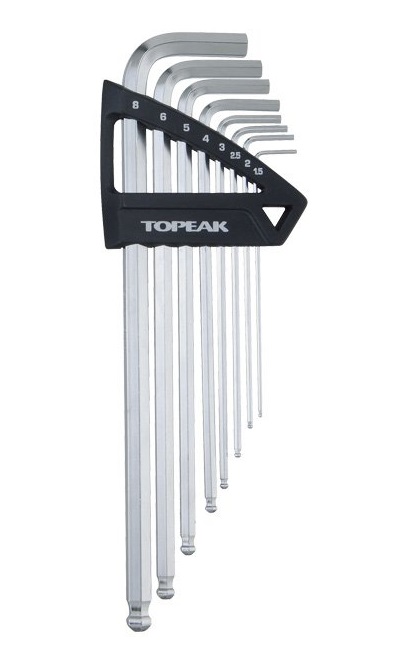 Набор шестигранных ключей Topeak Duohex Wrench Set TPS-SP40 (серебристый)