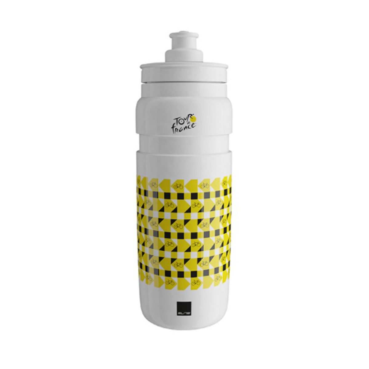   Birota Велосипедная фляга Elite Fly Tour De France (белый / желтый 750 мл)