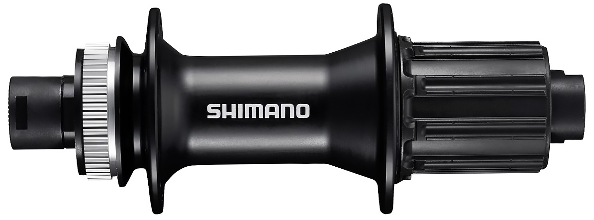 Задние MTB втулки Задняя втулка Shimano FH-MT400 Center Lock под сквозную ось (черный 148 мм 32 12 мм)