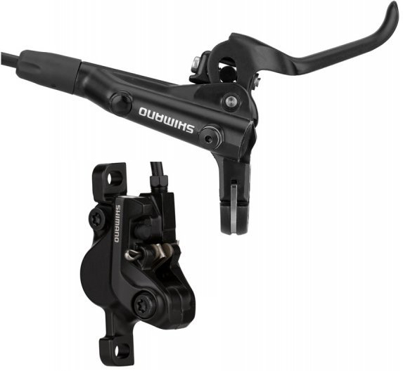  Комплект дискового тормоза Shimano BR-MT501 (черный 1450 мм правый - задний полимерные колодки)