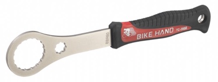   Birota Съемник каретки Bike Hand YC-39BB для кареток Hollowtech II (типа Shimano BBR60, MT800) с рукояткой (черный / красный)