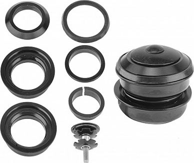 Рулевая колонка Neco H185H 1-1/8" ZeroStack (черный)