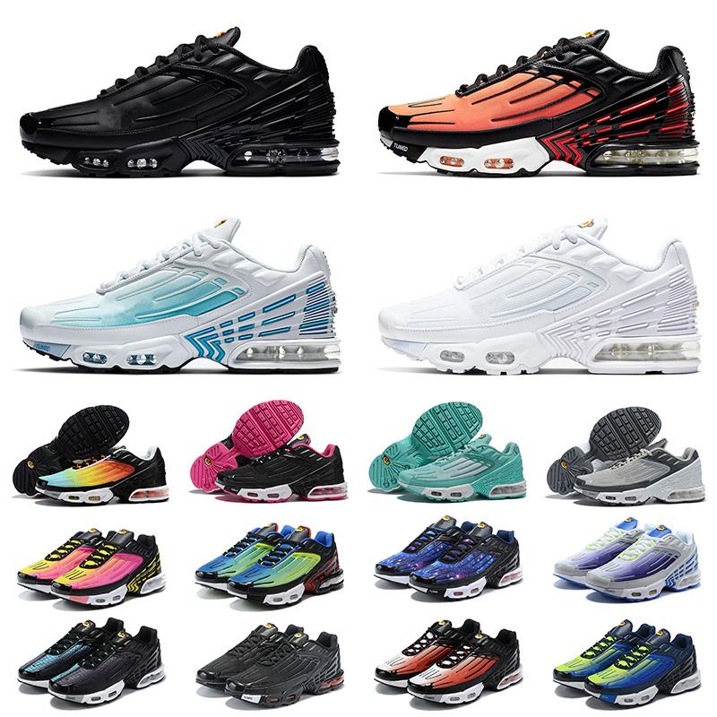 tn plus 3 III shoes turned stock sports sneakers ultra se laser blue mens womens running all blacks rugby white trainers