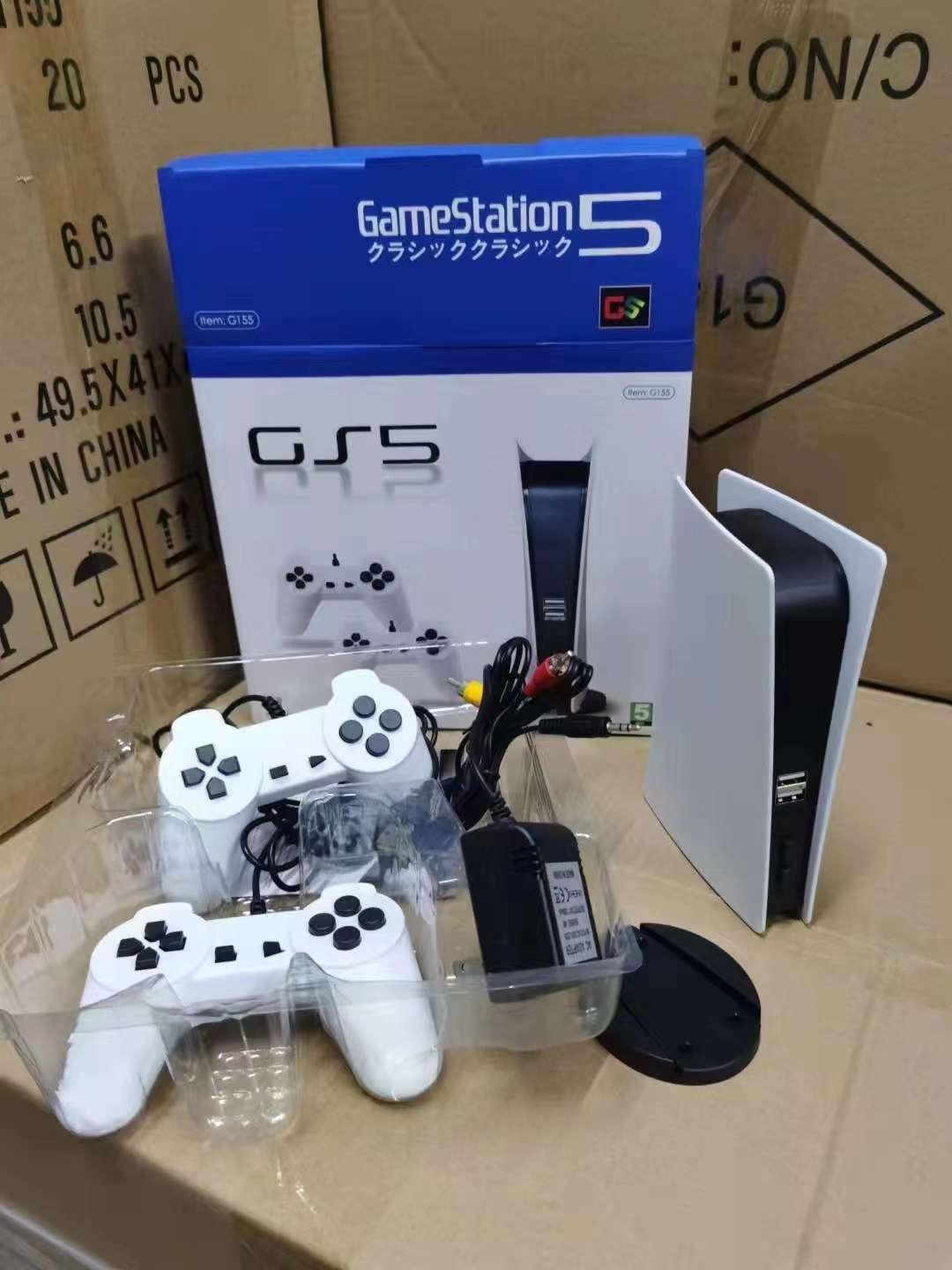 Games & Accessories>Portable Game Players Game Station 5 USB Wired Video Game Console With 200 Classic Games 8 Bit GS5 TV Consola Retro Handheld Player AV Output