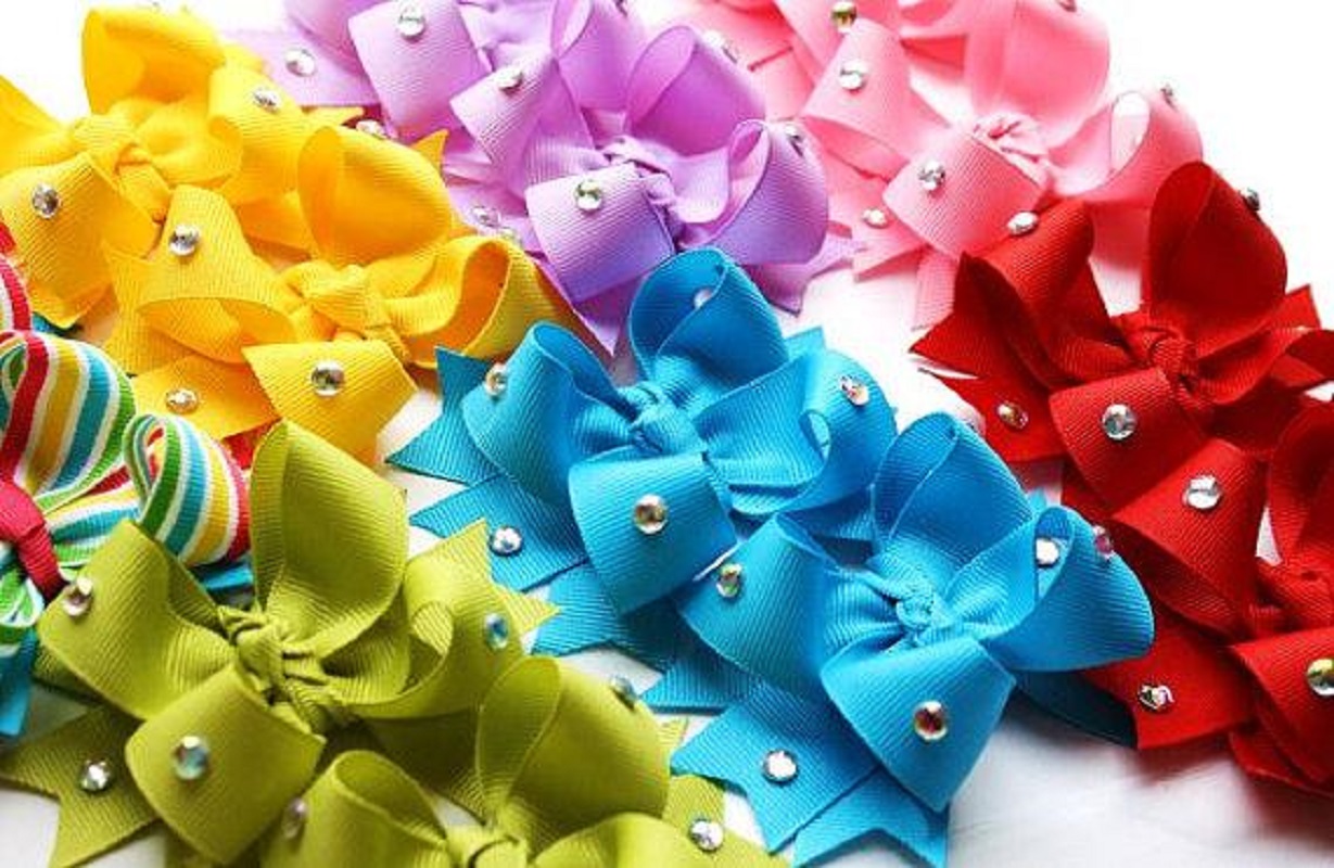 Baby, Kids & Maternity>Accessories>Hair Accessories Wholesale-girls hair beautiful headbands with hair bows crochet headband Hair Accessories 120pcs/lot