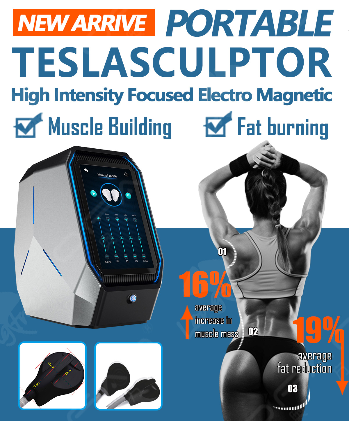 HOME USE EMSLIM NEO with RF 2 handle ems sculpt slimming machine Muscle Sculpting Muscle Trainer Stimulator HI-EMT body shaping weight loss beauty salon equipment