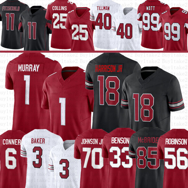   DHgate 18 Marvin Harrison Jr. Kyler Murray Football Jersey Trey McBride Budda Baker JJ Watt James Conner Trey Benson Paris Johnson Jr Larry Fitzgerald Darius Robinson Ridder