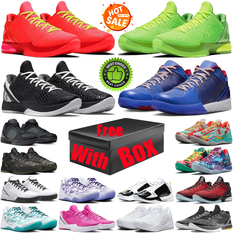   DHgate With Box 6 Basketball Shoes Protro Reverse Grinch for men Grinches 8 Halo 4 Challenge Red 5 Think Pink mens trainers sneakers