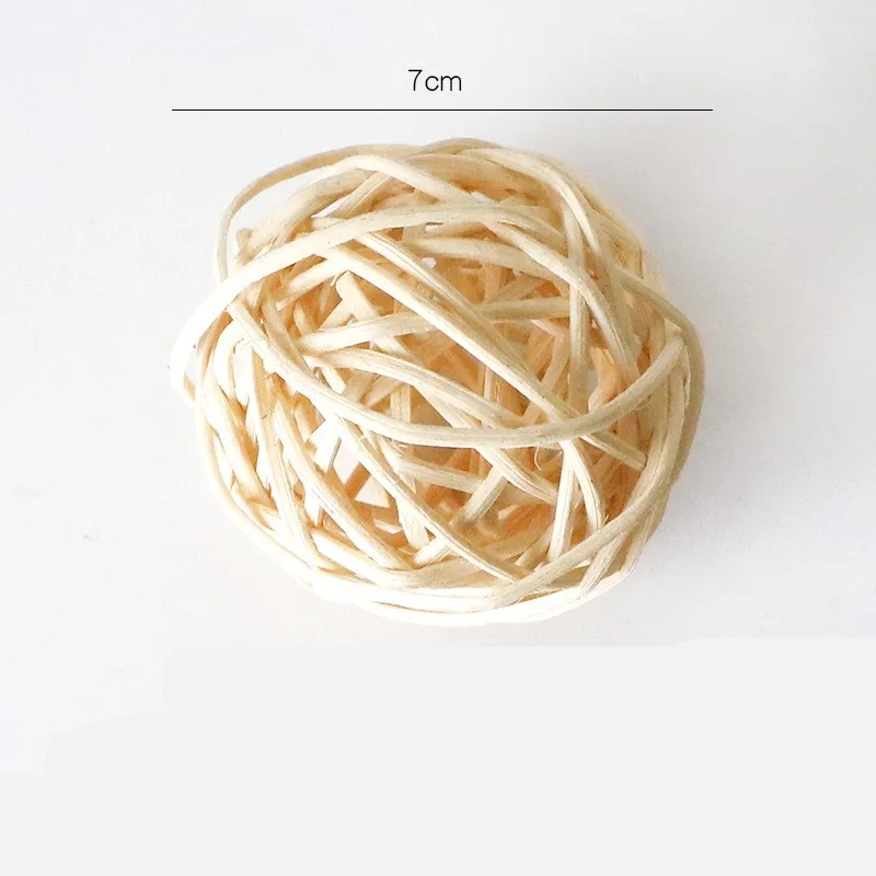   DHgate Rattan Wicker Ball Rustic Spheres Balls for Handmade Christmas Wedding Home Party Diy Decor Child Pet Toys Table Vase Filler