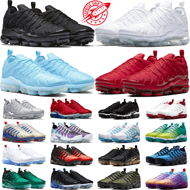 Sports & Outdoors>Outdoor Shoes&Sandals  DHgate Designer men women tn plus running shoes tns Triple Black White Red University Blue Cool Grey Cherry Grape Volt Pink mens trainers outdoor sneakers