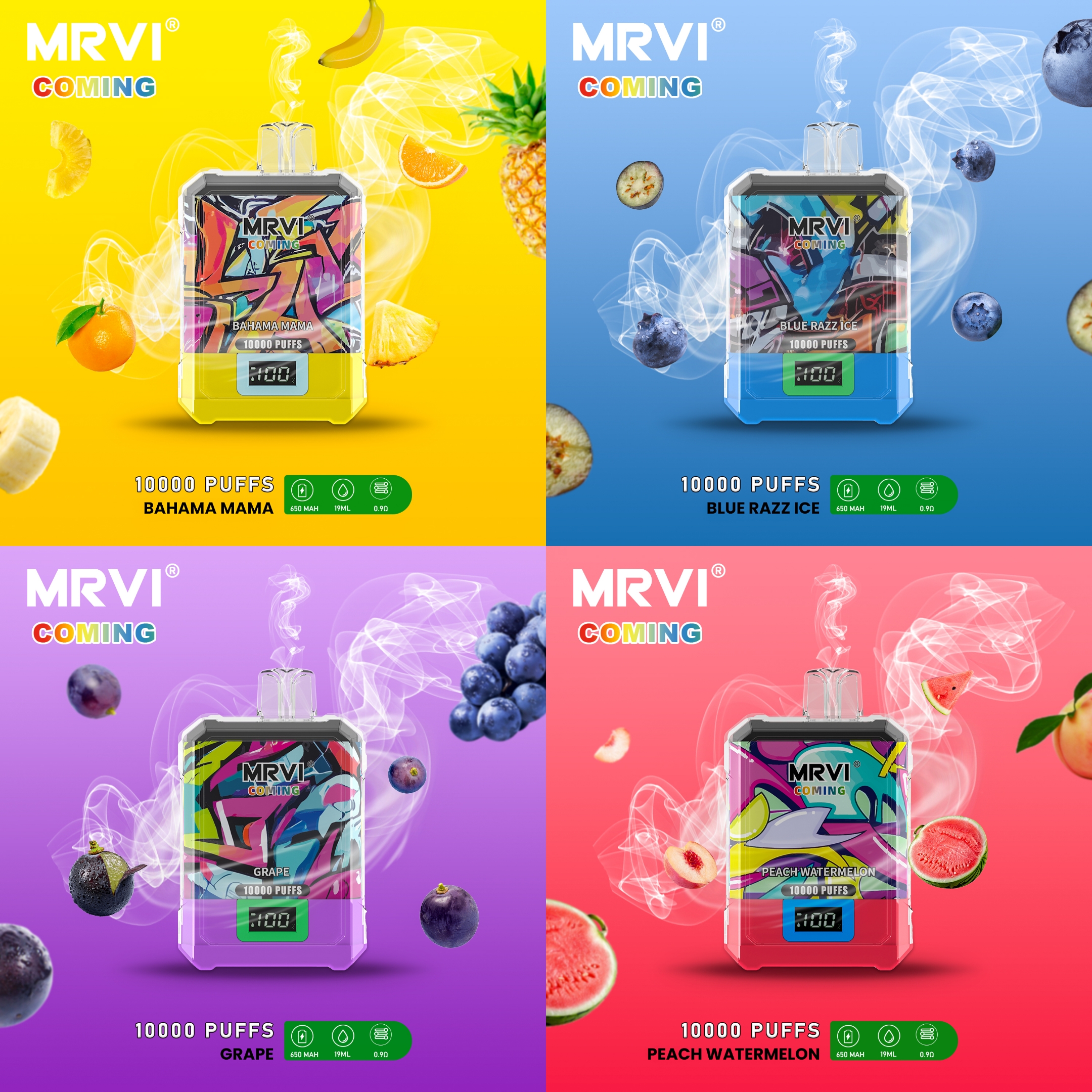   DHgate Disposable Vape Pen Mrvi Coming 10000 Puff 10K Disposable Vape E-cigarettes 19ml vaper desechables 650mah Puffs 10Kpuffs vapes disposable puff