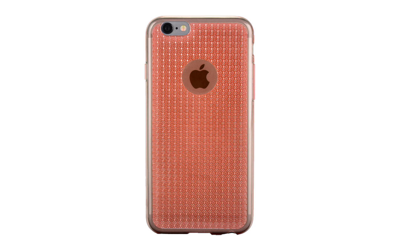 Чехол Накладка Для Телефона - Apple iPhone 7, interstep CRYSTAL розовый