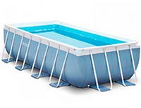 Каркасный бассейн Intex Rectangular Prism Frame Pool, 488х244х107 см + фильтр-насос + аксессуары 26778