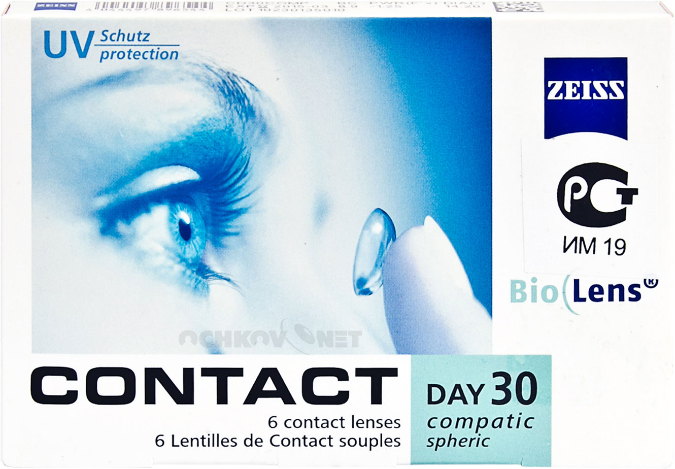 Контактные линзы Contact Day 30 Compatic 6 линз